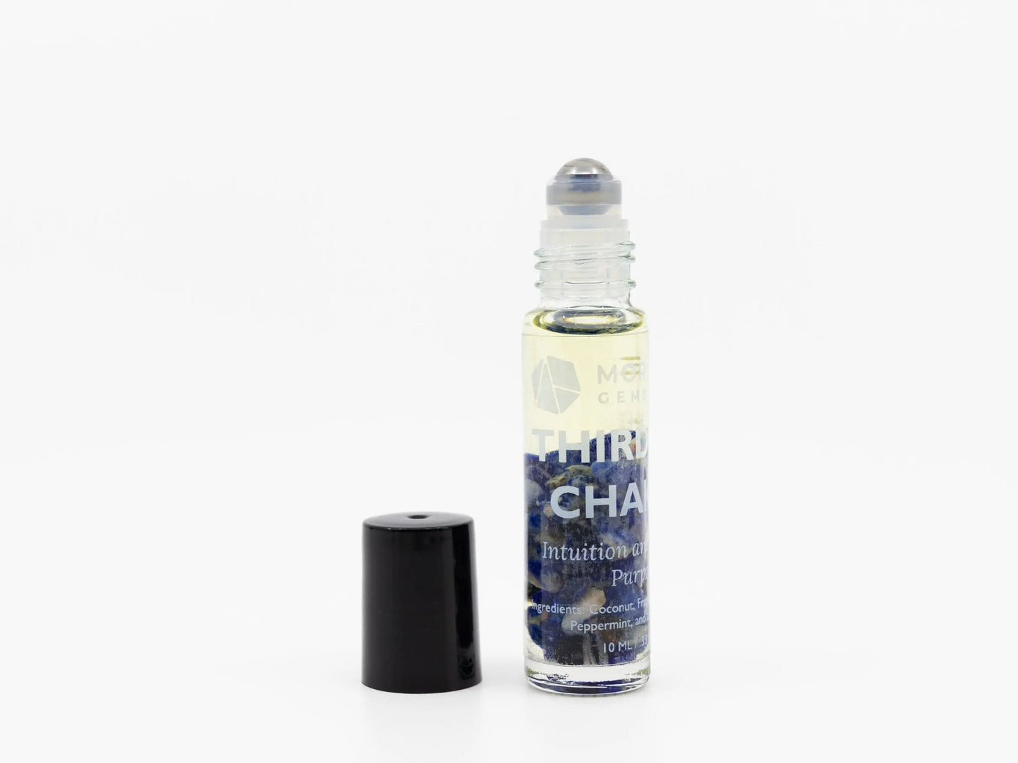 Chakra Roll-On Essential Oil Blend-Morganite Gems