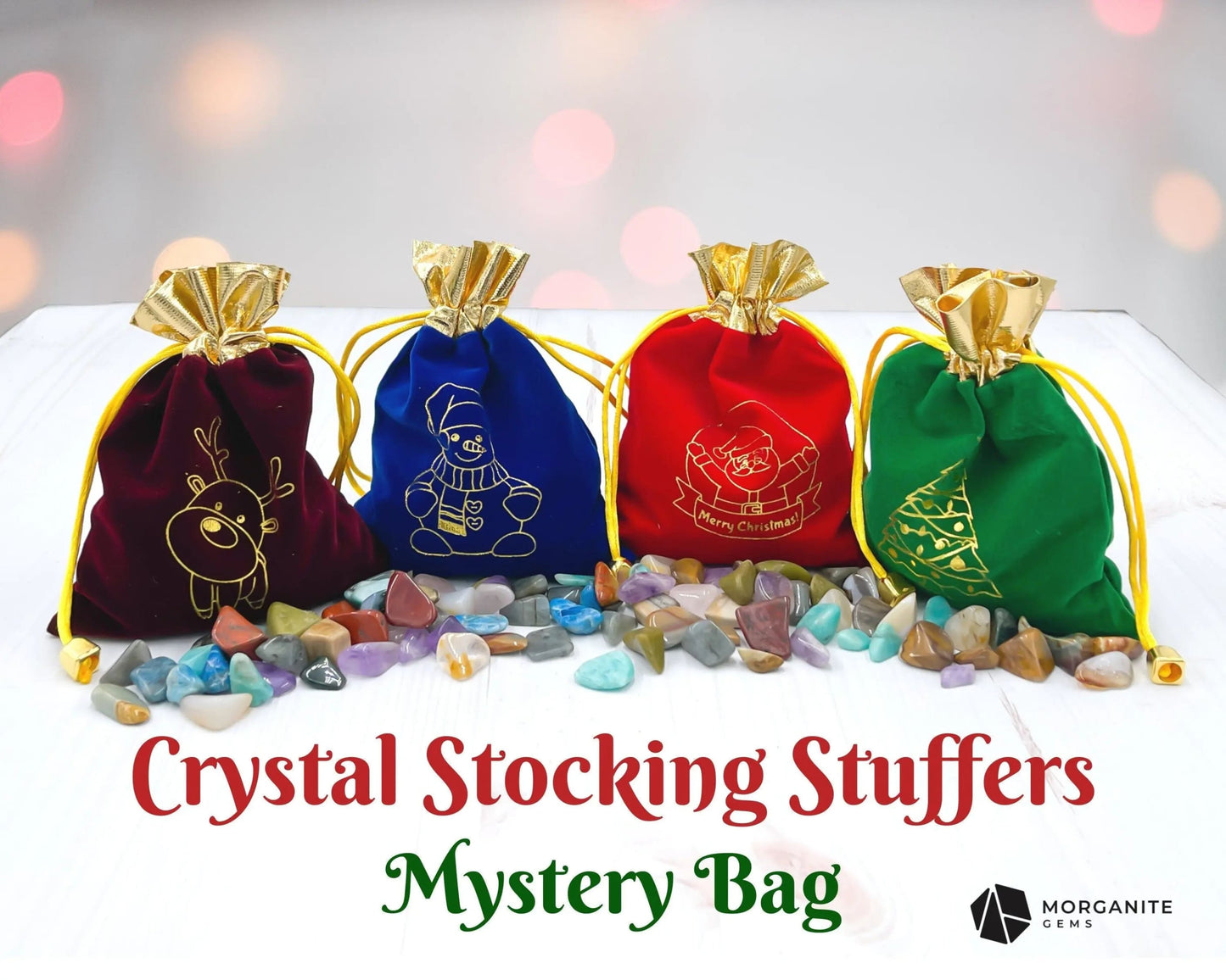 Christmas Mystery Crystal Bag-Morganite Gems