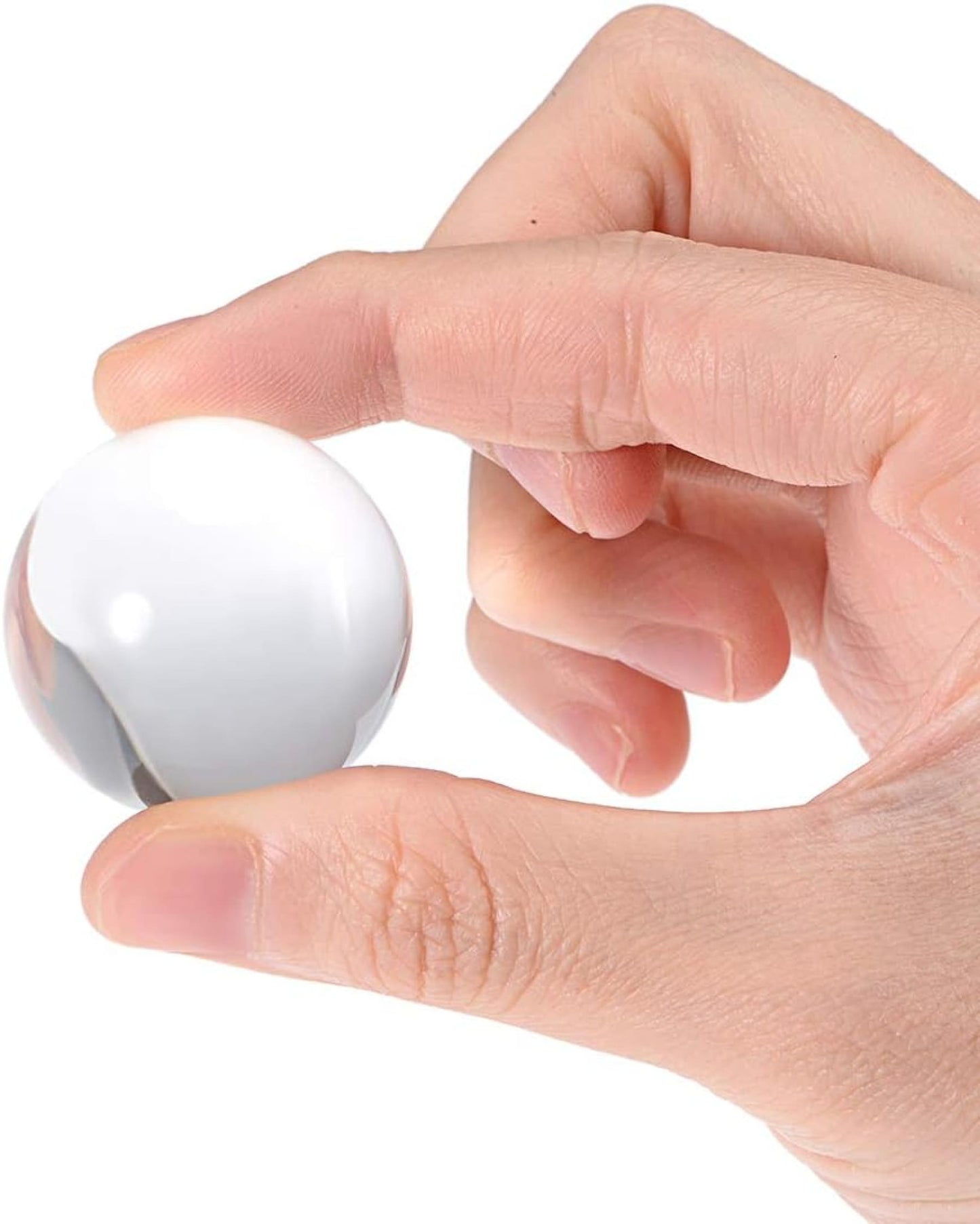 Clear Crystal Glass Balls - 1.2 Inch (30 mm)