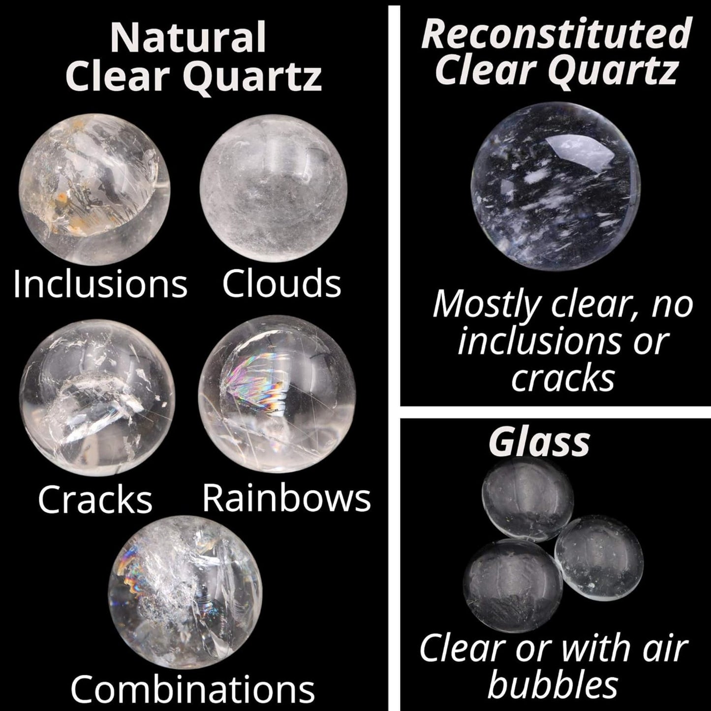 Clear Crystal Glass Balls