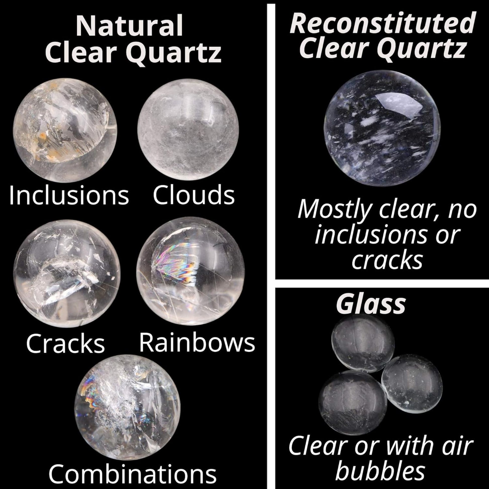Clear Crystal Glass Balls