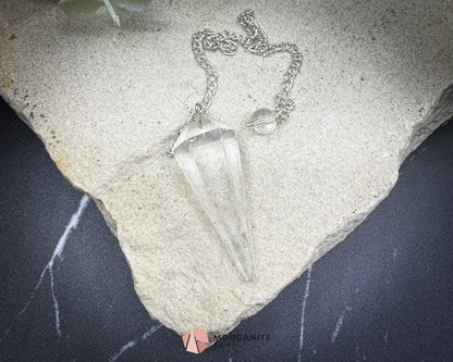 Clear Quartz Crystal Pendulum for Focus Amplification & Healing - Metaphysical Crystals