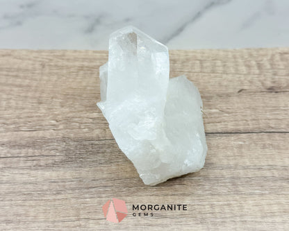 Clear Quartz Crystal Specimen – Natural Beauty and Energy Amplifier-Morganite Gems