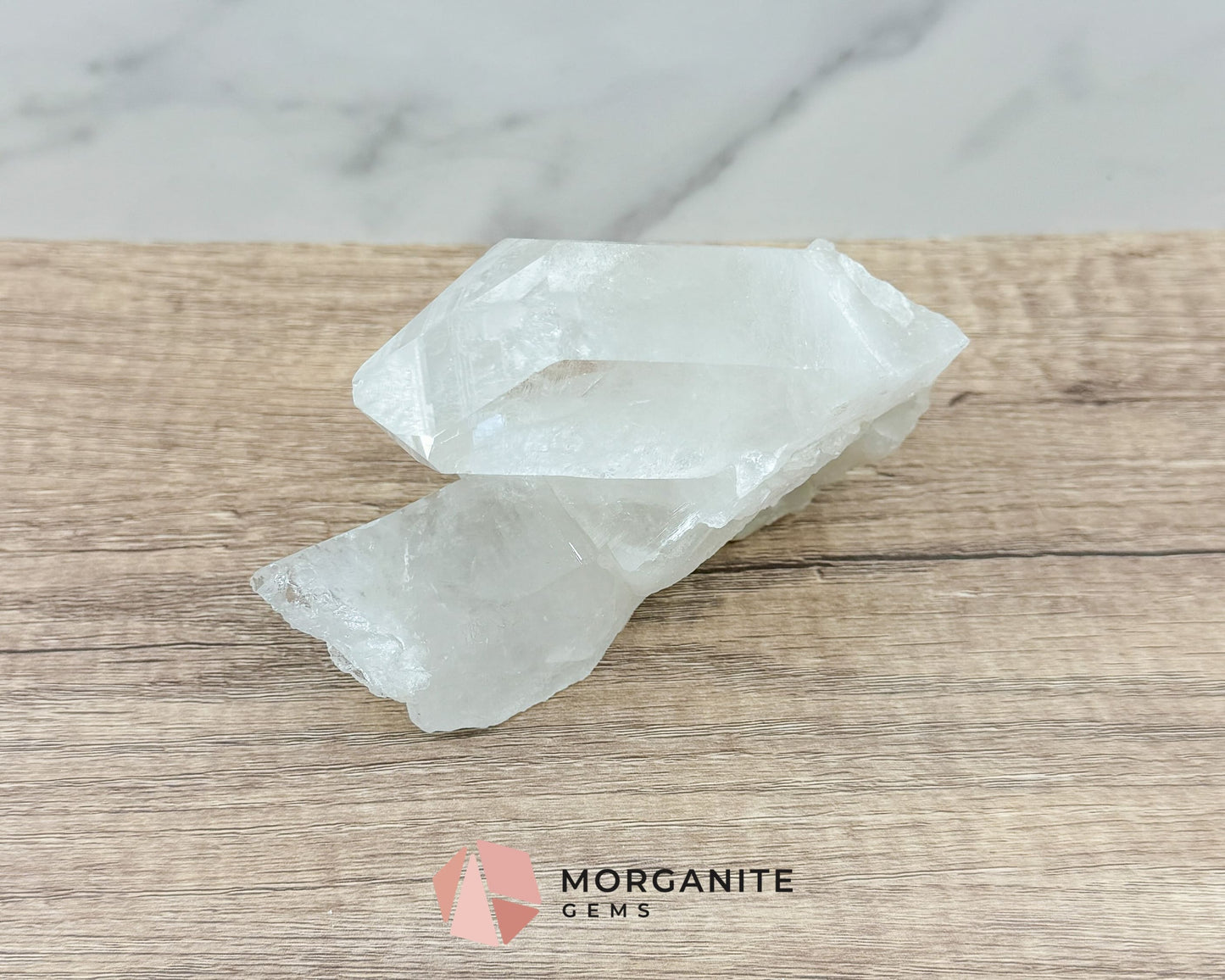 Clear Quartz Crystal Specimen – Natural Beauty and Energy Amplifier-Morganite Gems