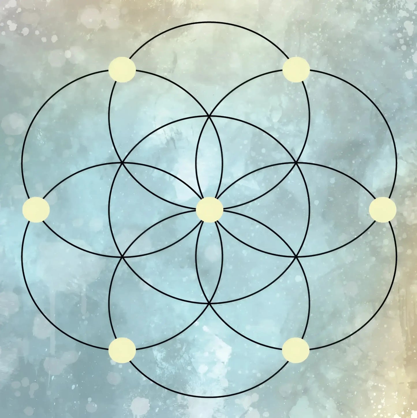 Crystal Grid Mat-Morganite Gems