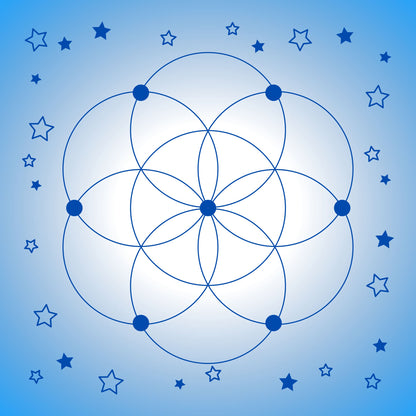 Crystal Grid Mat-Morganite Gems