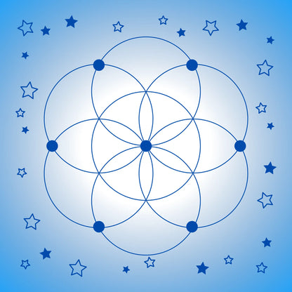 Crystal Grid Mat-Morganite Gems