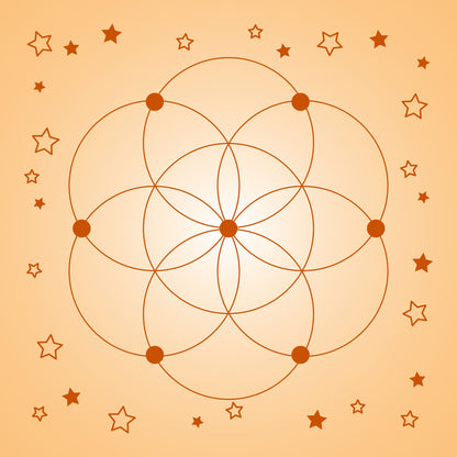 Crystal Grid Mat-Morganite Gems