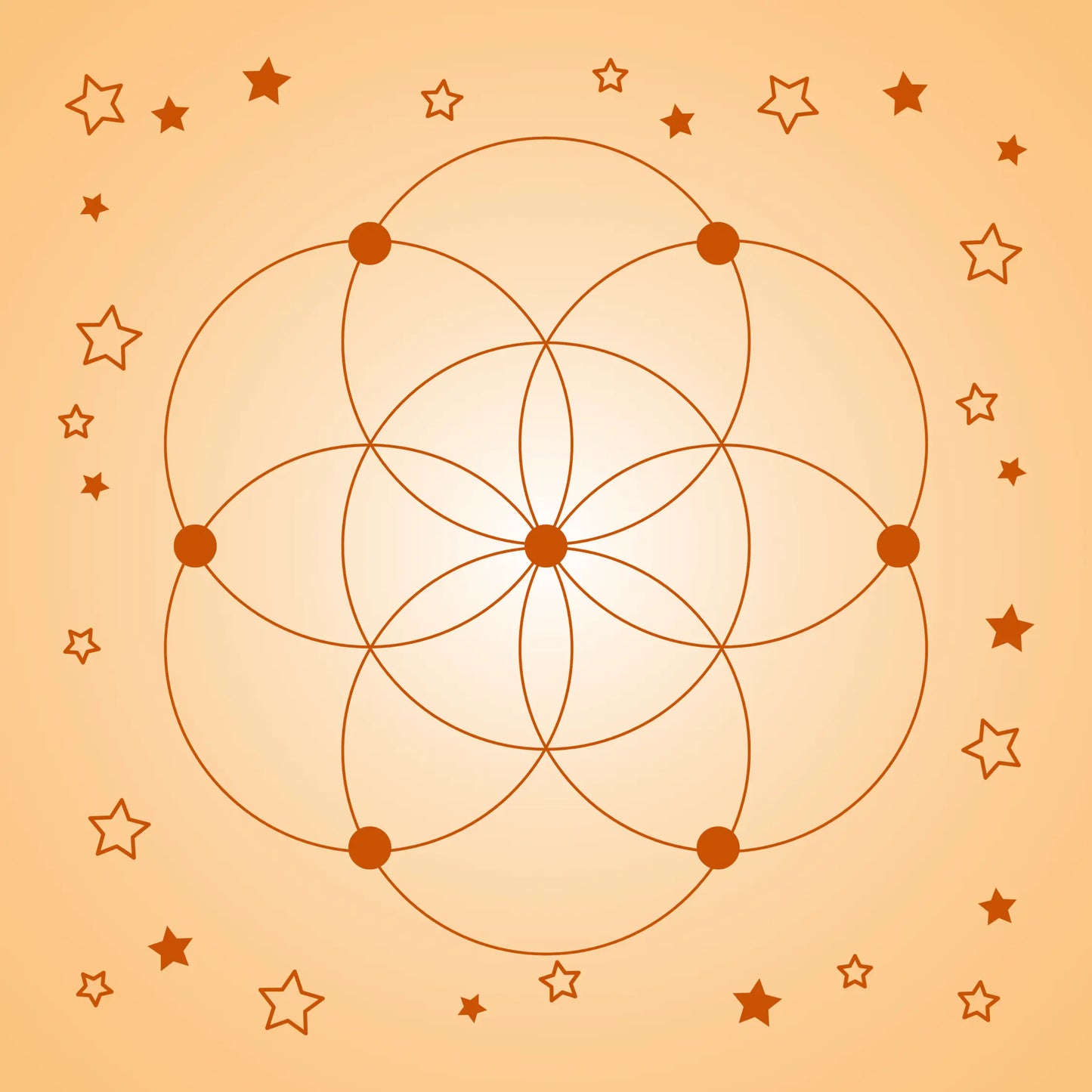 Crystal Grid Mat-Morganite Gems