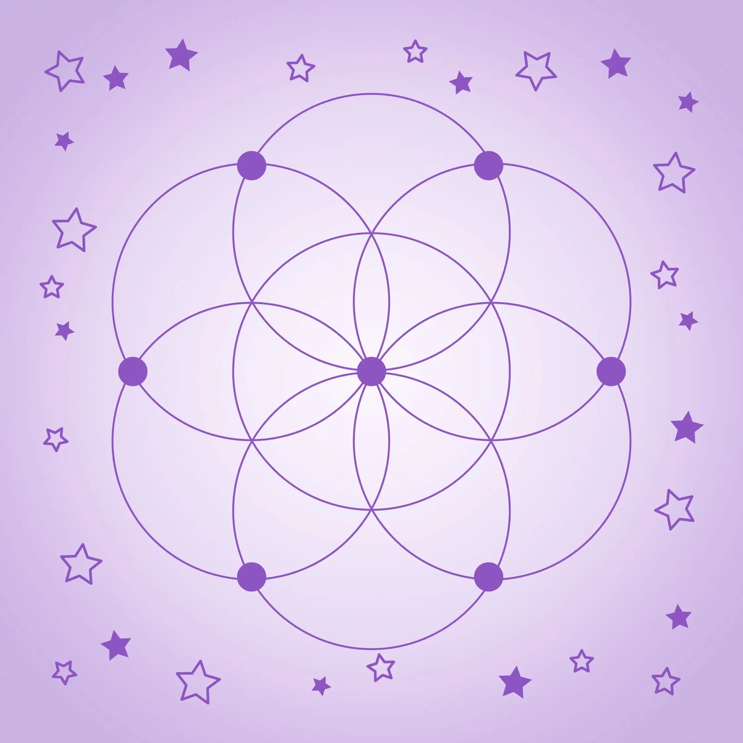 Crystal Grid Mat-Morganite Gems