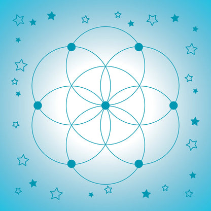 Crystal Grid Mat-Morganite Gems