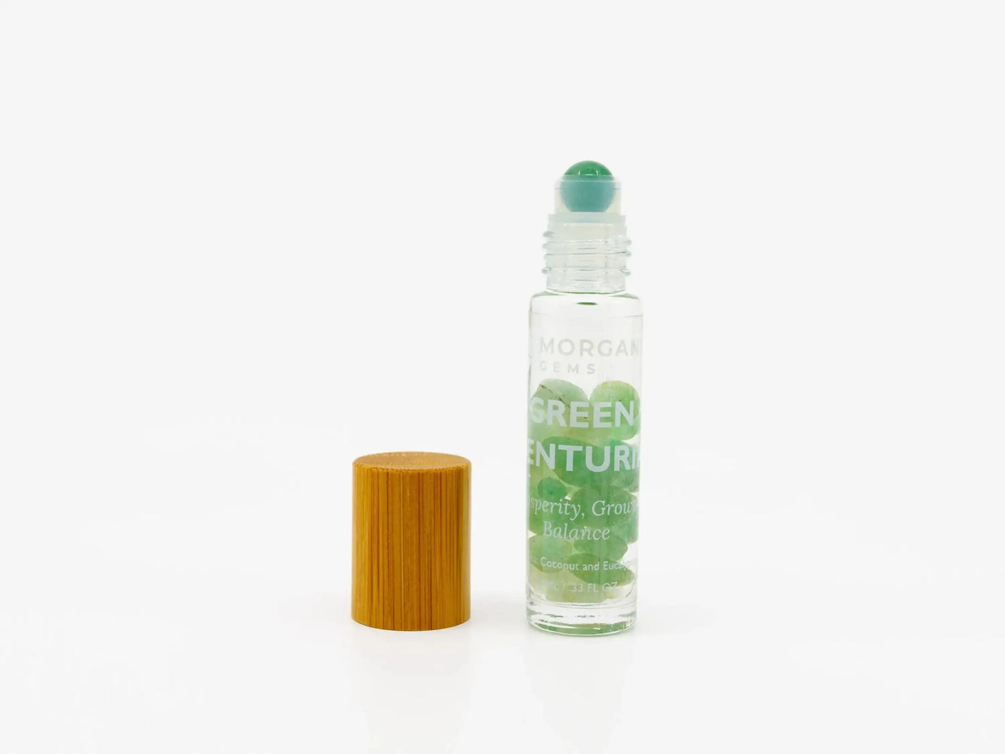 Crystal Infused Roll-On Essential Oil Blend-Morganite Gems