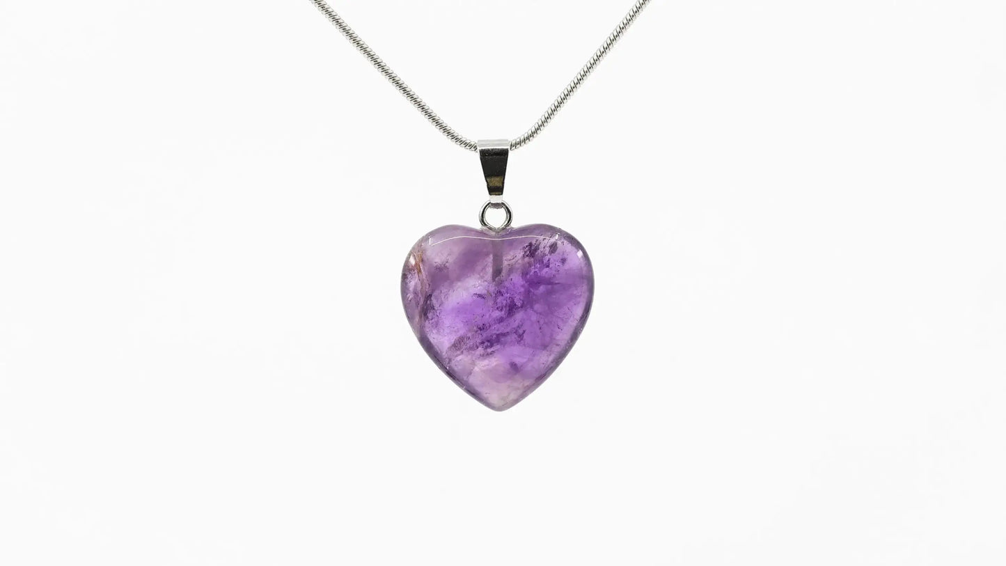 Crystal Pendant Necklace-Morganite Gems