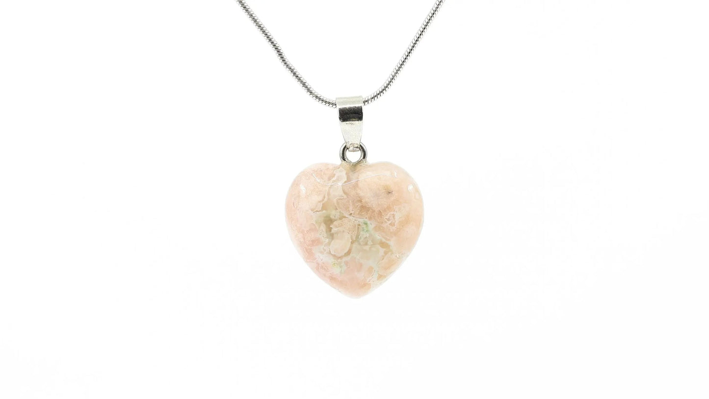 Crystal Pendant Necklace-Morganite Gems