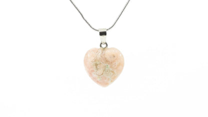 Crystal Pendant Necklace-Morganite Gems