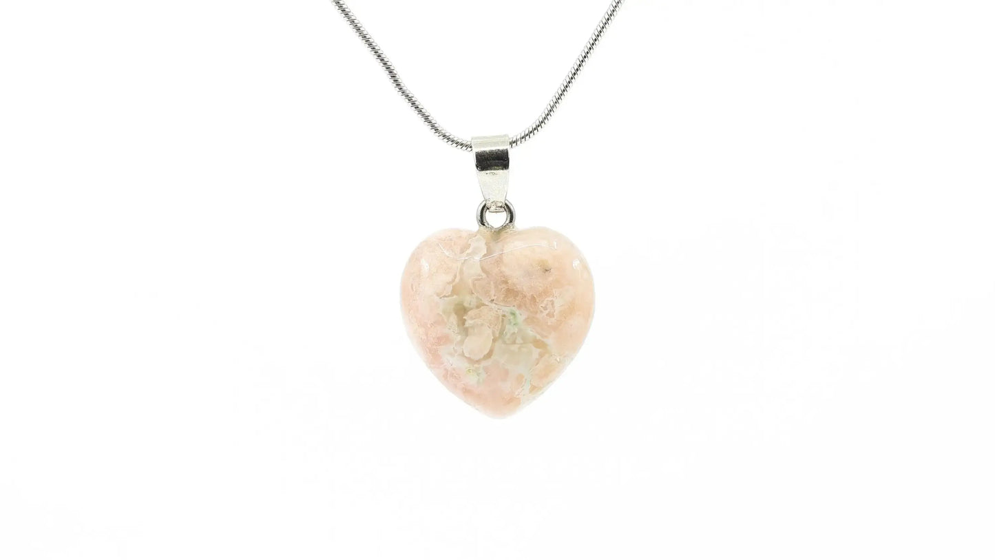 Crystal Pendant Necklace-Morganite Gems