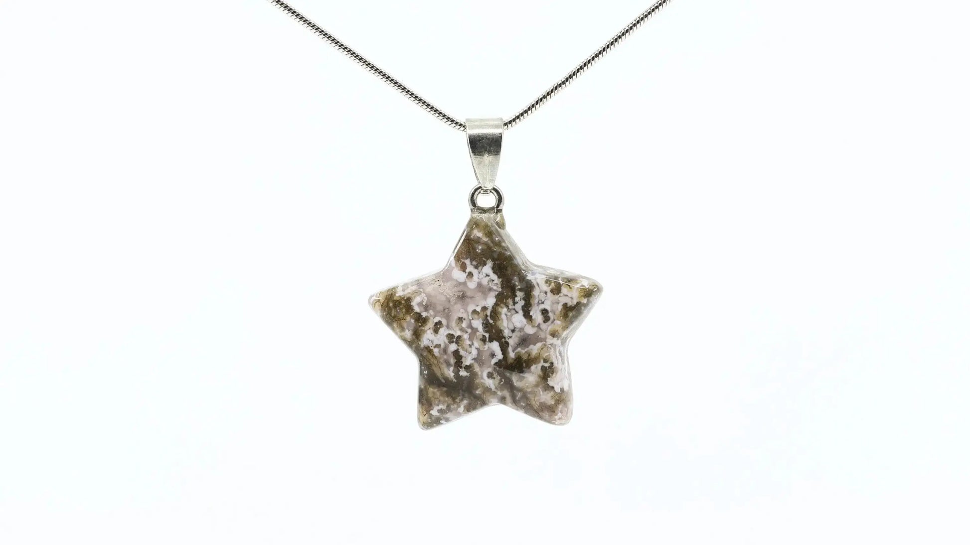 Crystal Pendant Necklace-Morganite Gems