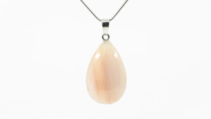 Crystal Pendant Necklace-Morganite Gems