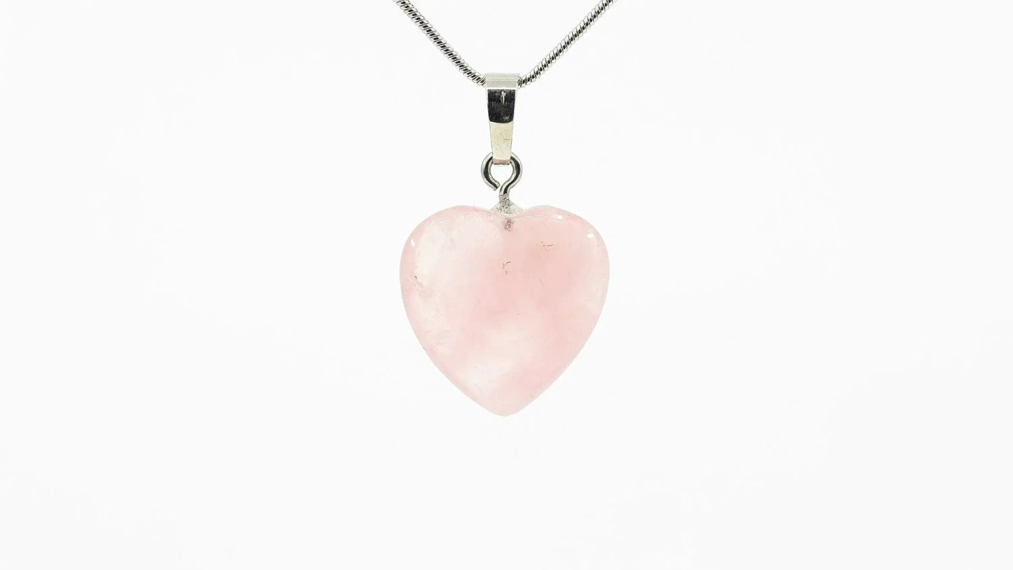 Crystal Pendant Necklace-Morganite Gems