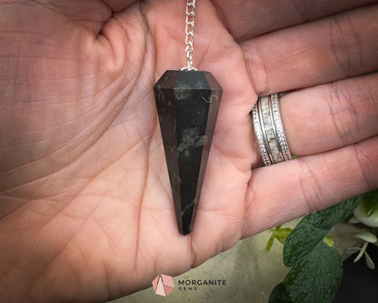 Crystal Pendulums for Energy Work Divination & Spiritual Guidance | Mini & Regular Sizes - Obsidian - Metaphysical