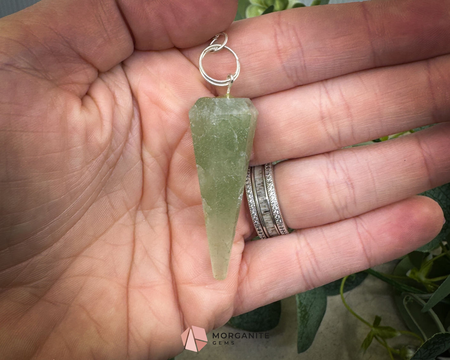 Crystal Pendulums for Energy Work Divination & Spiritual Guidance | Mini & Regular Sizes - Green Aventurine