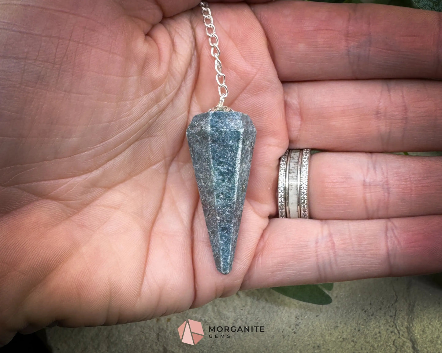 Crystal Pendulums for Energy Work Divination & Spiritual Guidance | Mini & Regular Sizes - Ruby Zoisite - Metaphysical