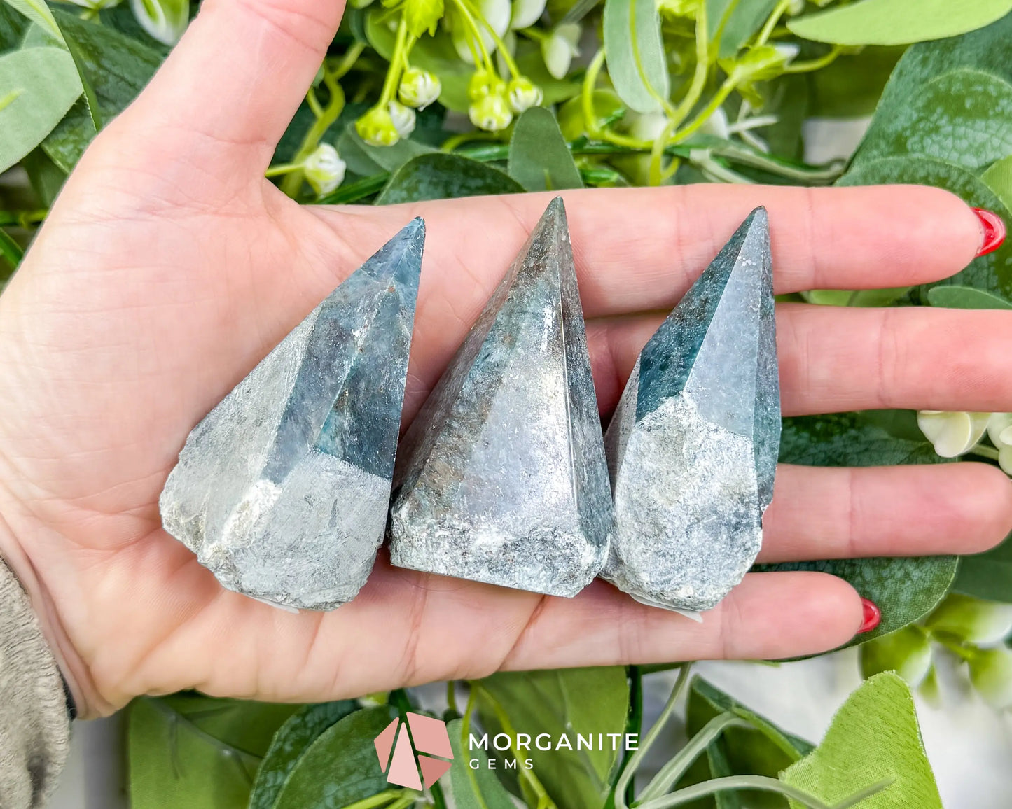 Crystal Towers/Points 3-4 Inch - Kyanite, Green and Blue Top Polished Point - Metaphysical Crystals
