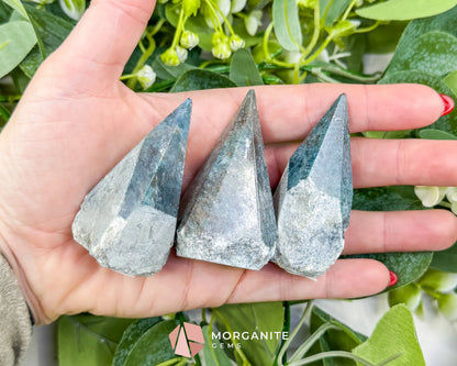Crystal Towers/Points 3-4 Inch - Kyanite, Green and Blue Top Polished Point - Metaphysical Crystals