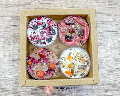 Dark Romance Tea Light Set | Seductive Valentine Soy Tea Lights | Moody Gift Set - Container Candles