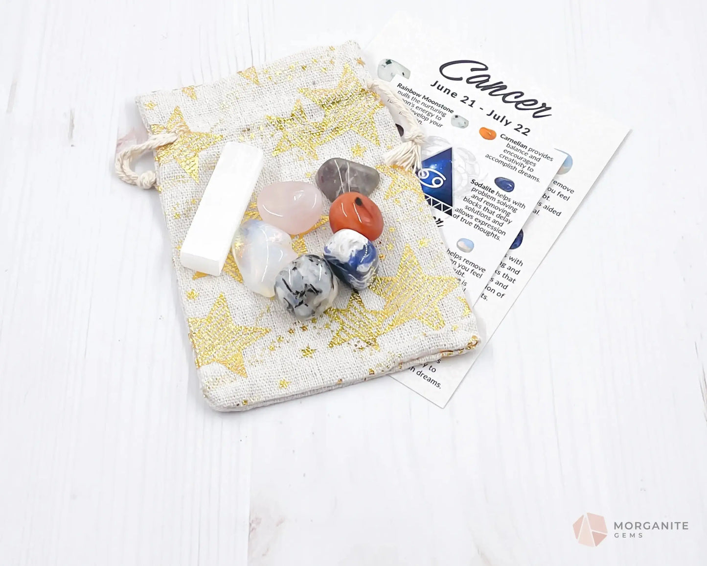 Cancer Crystal Kit-Morganite Gems