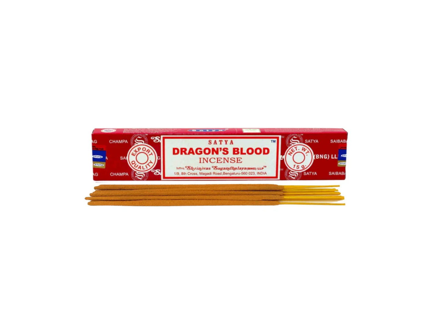 Satya Incense Sticks – Authentic Scents for Rituals Cleansing and Calm - Dragons Blood