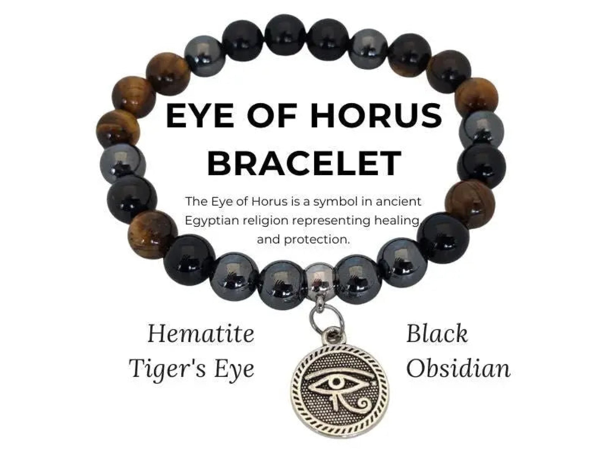 Eye of Horus Bracelet-Morganite Gems