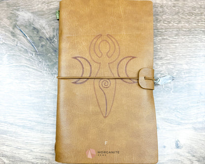 Faux Leather Notebook Journal-Morganite Gems