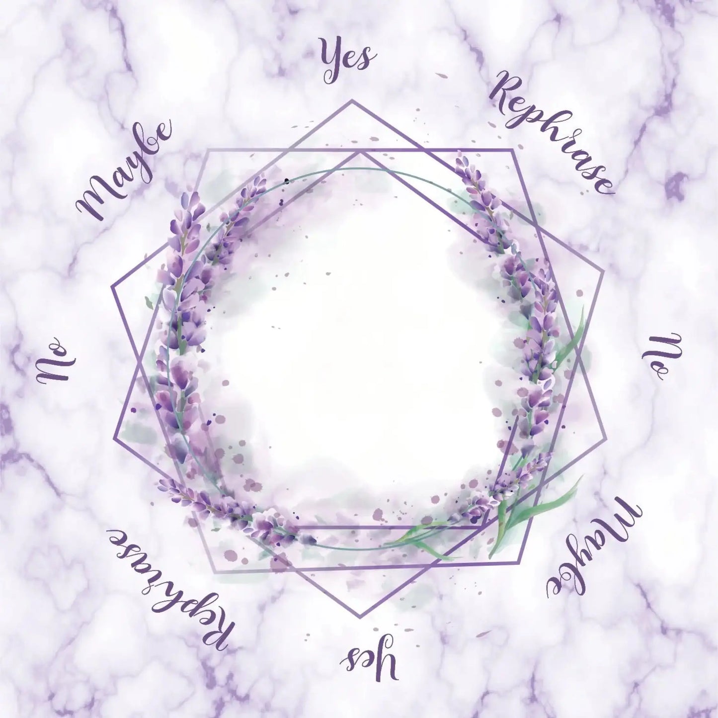 Floral Canvas Pendulum Mat-Morganite Gems