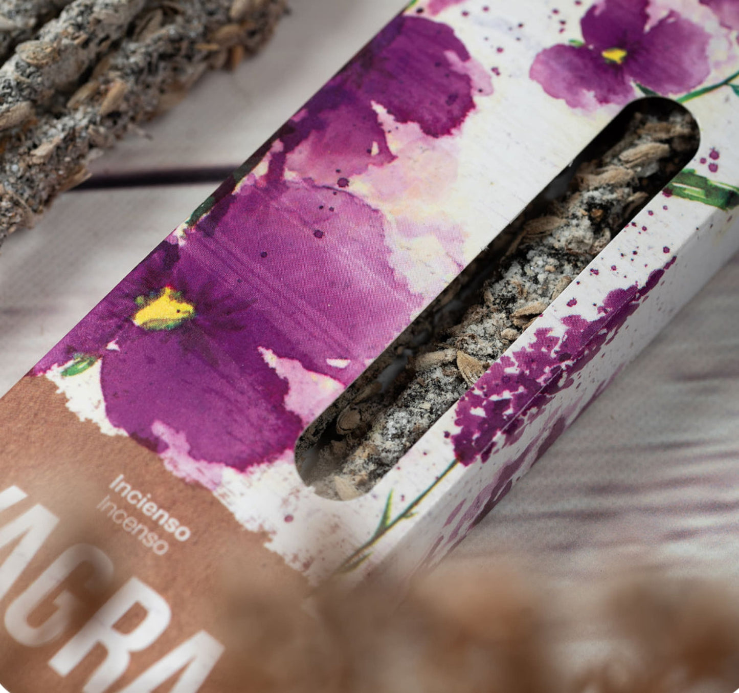 Flower Yagra Incense Collection - Violet Lavender / 1 Box - Incense