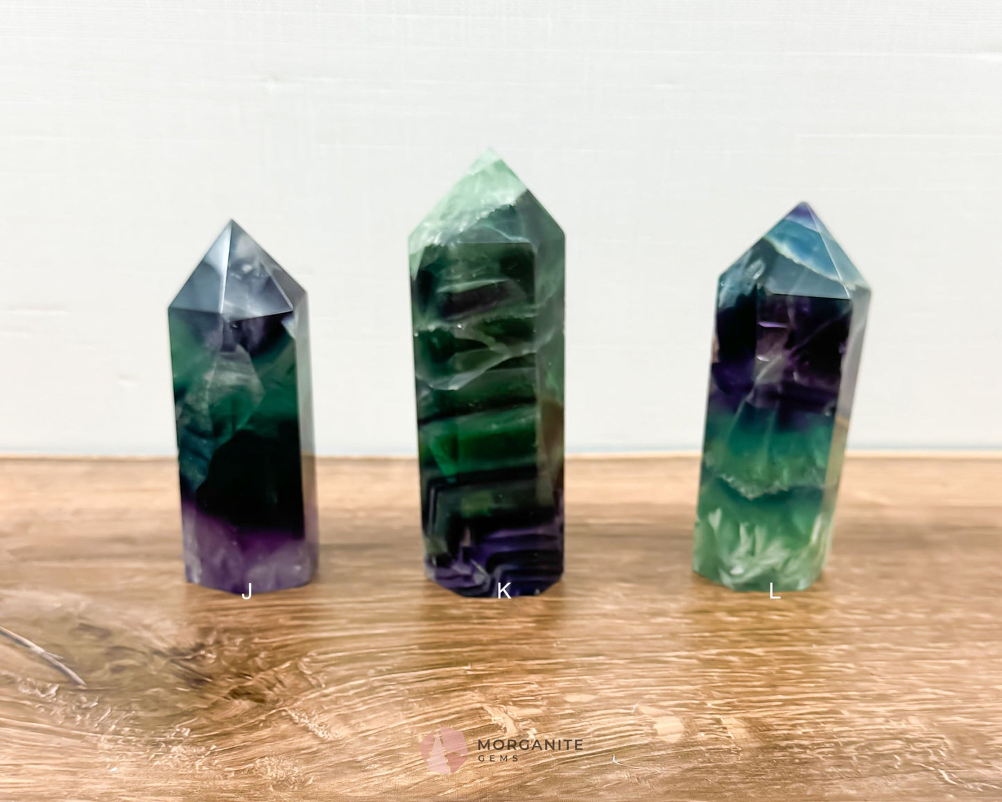 Fluorite Tower Point: Vibrant Clarity and Energy Amplification-Morganite Gems