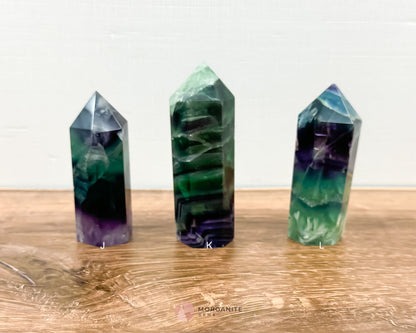 Fluorite Tower Point: Vibrant Clarity and Energy Amplification-Morganite Gems