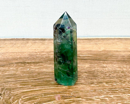 Fluorite Tower Point: Vibrant Clarity and Energy Amplification-Morganite Gems