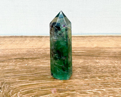 Fluorite Tower Point: Vibrant Clarity and Energy Amplification-Morganite Gems