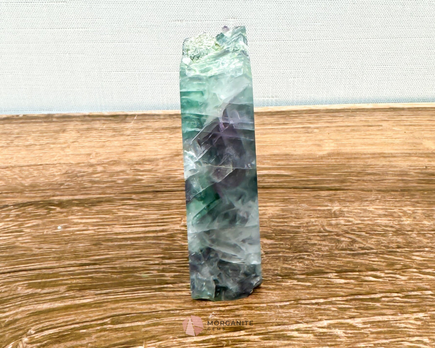 Fluorite Tower Point: Vibrant Clarity and Energy Amplification-Morganite Gems