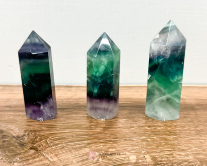 Fluorite Tower Point: Vibrant Clarity and Energy Amplification-Morganite Gems