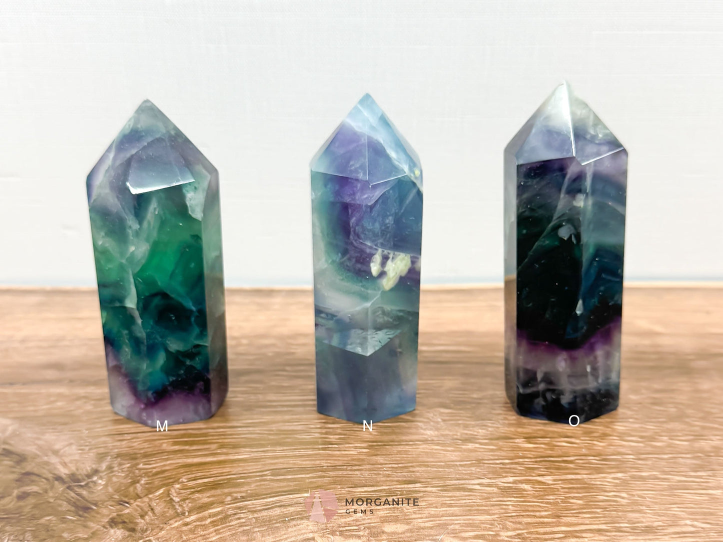 Fluorite Tower Point: Vibrant Clarity and Energy Amplification-Morganite Gems