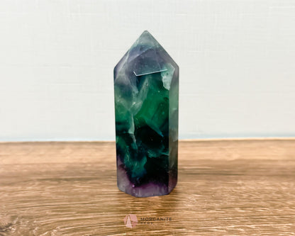 Fluorite Tower Point: Vibrant Clarity and Energy Amplification-Morganite Gems