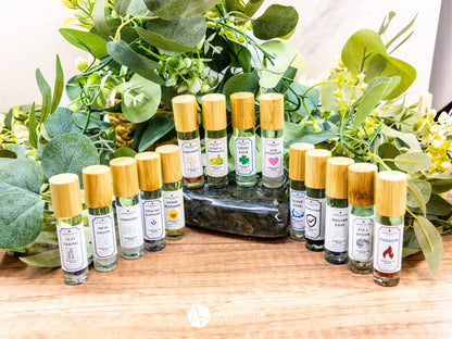 Test Taking Roll-On Essential Oil Blend-Morganite Gems