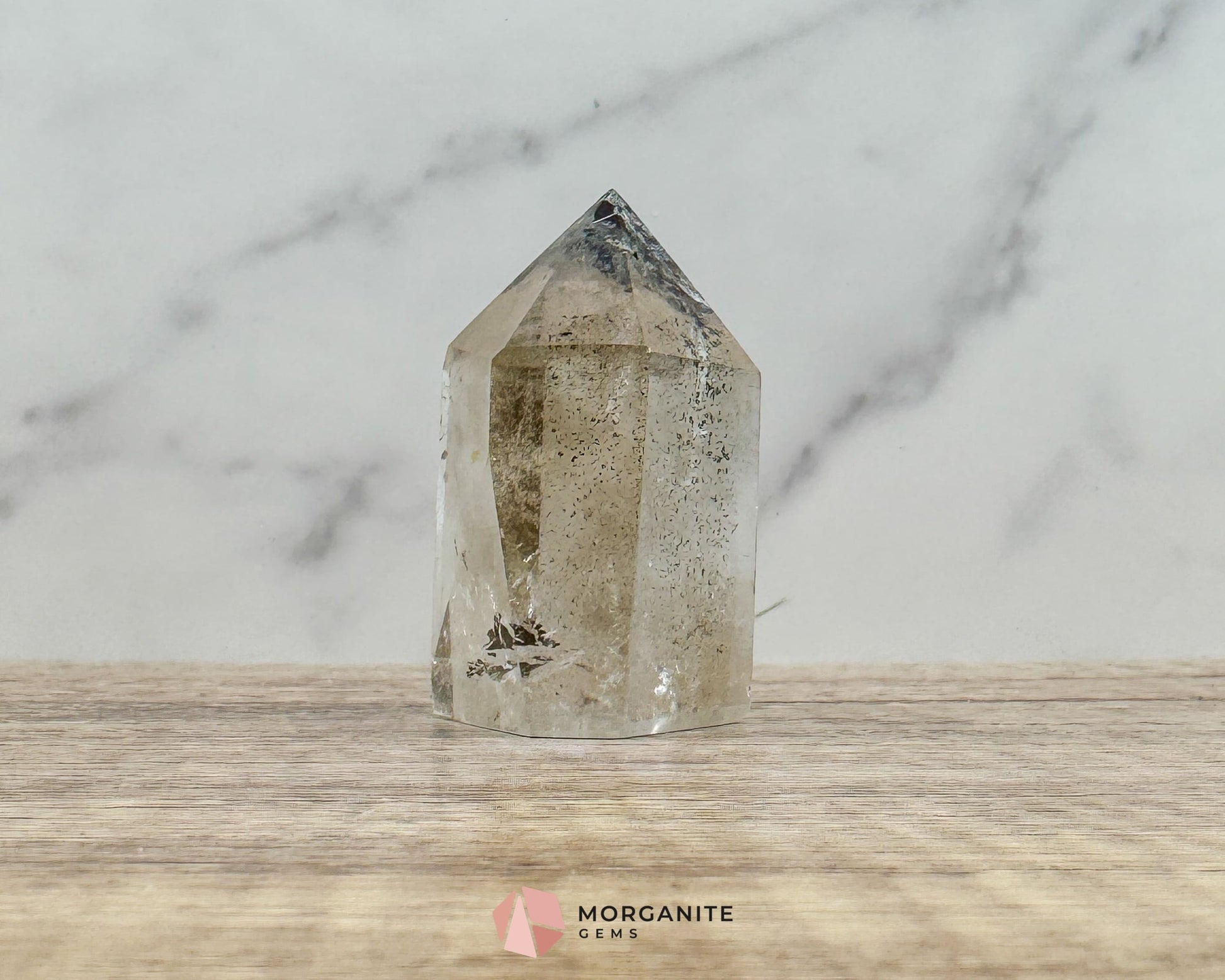 Garden Quartz Tower – Lodolite Crystal for Manifestation & Spiritual Growth No. 7 - Metaphysical Crystals