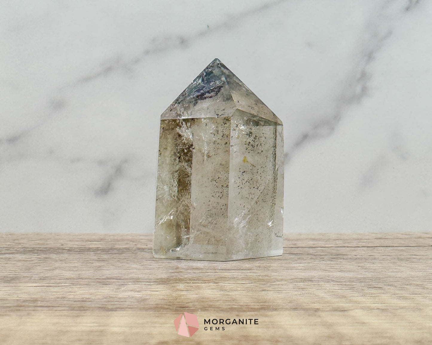 Garden Quartz Tower – Lodolite Crystal for Manifestation & Spiritual Growth No. 7 - Metaphysical Crystals