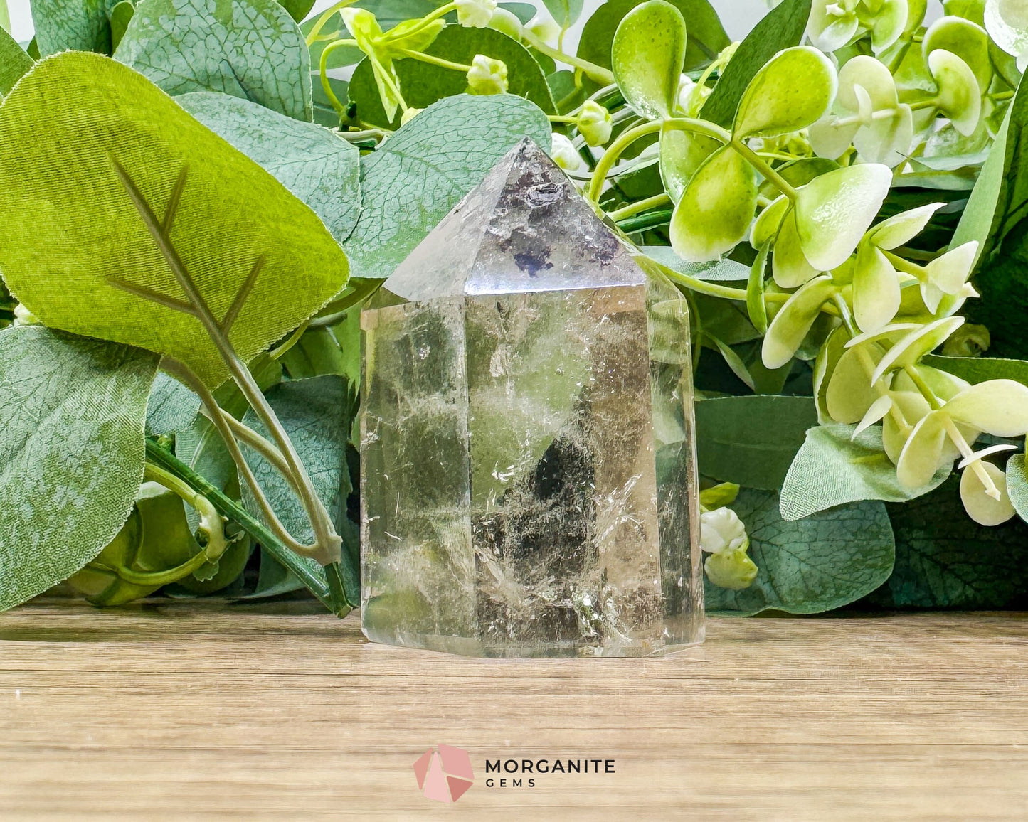 Garden Quartz Tower – Lodolite Crystal for Manifestation & Spiritual Growth No. 7 - Metaphysical Crystals