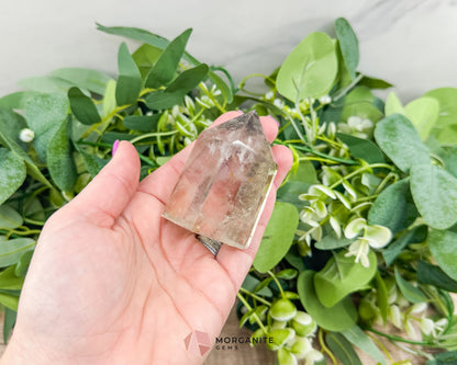 Garden Quartz Tower – Lodolite Crystal for Manifestation & Spiritual Growth No. 7 - Metaphysical Crystals