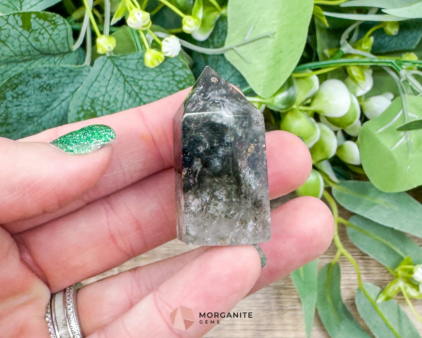 Garden Quartz Tower – Small AA Grade Crystal Point for Clarity Grounding & Spiritual Growth No. 1 - Metaphysical