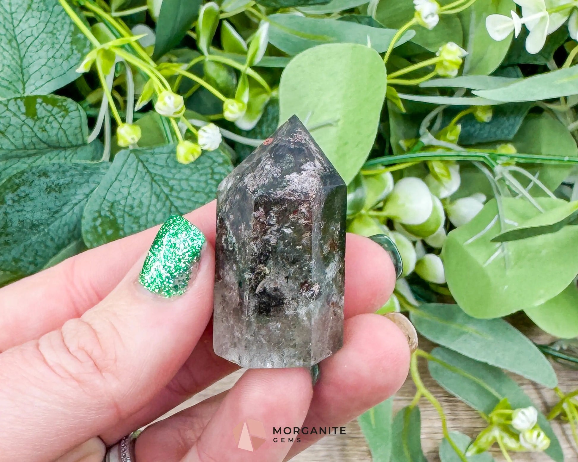 Garden Quartz Tower – Small AA Grade Crystal Point for Clarity Grounding & Spiritual Growth No. 1 - Metaphysical